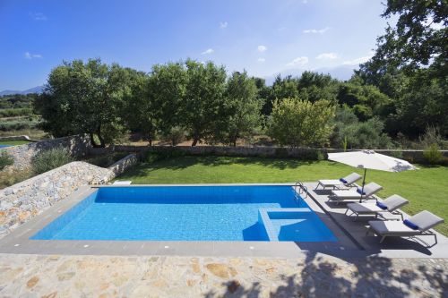 pool and garden